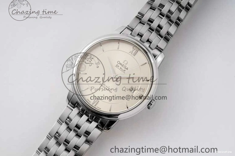 0313 Bright De Ville SS DIWF 1:1 Best Edition Silver Dial SS Markers on SS Bracelet MIYOTA 7848